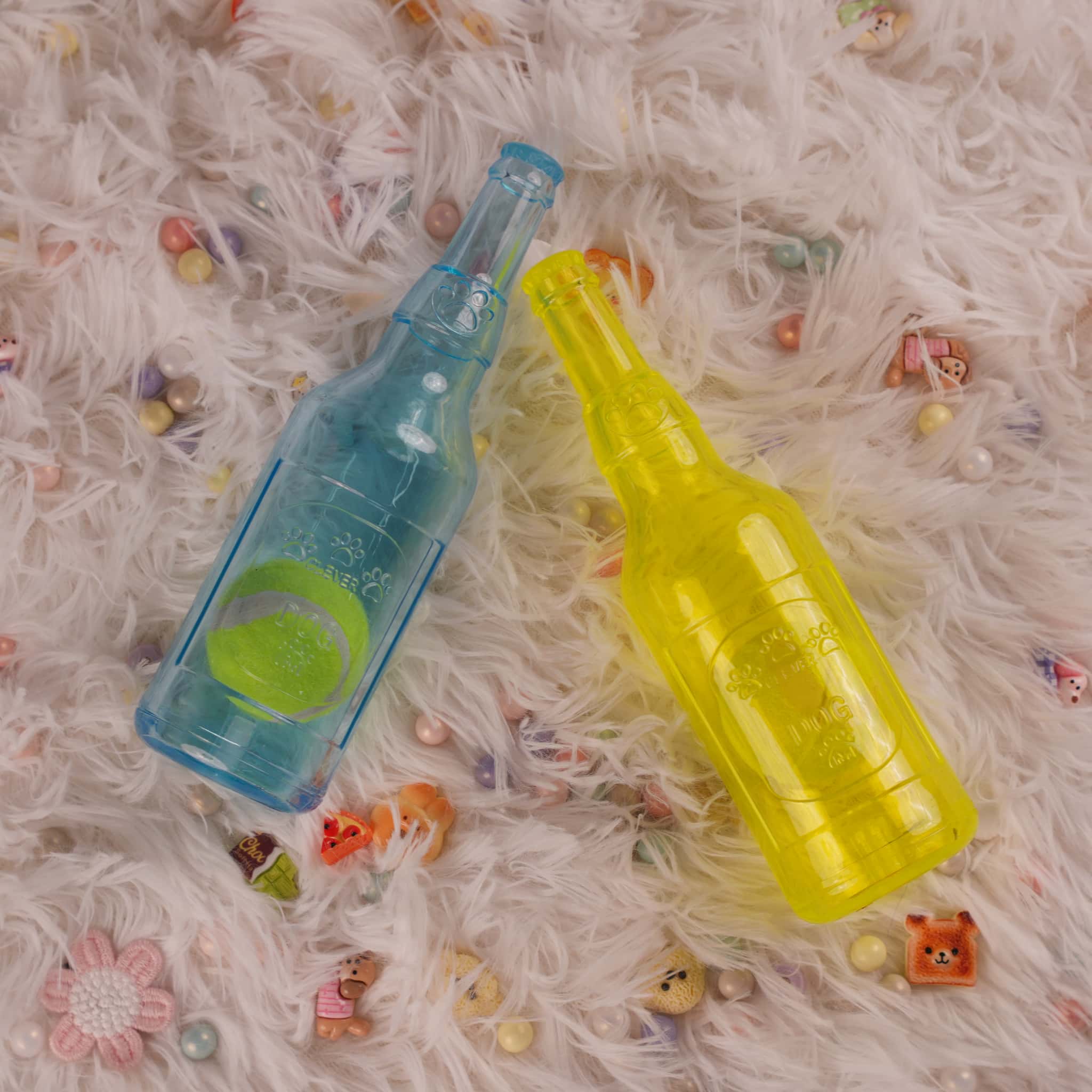 PAWZLE Bottle-Shape Floating Toy Combo