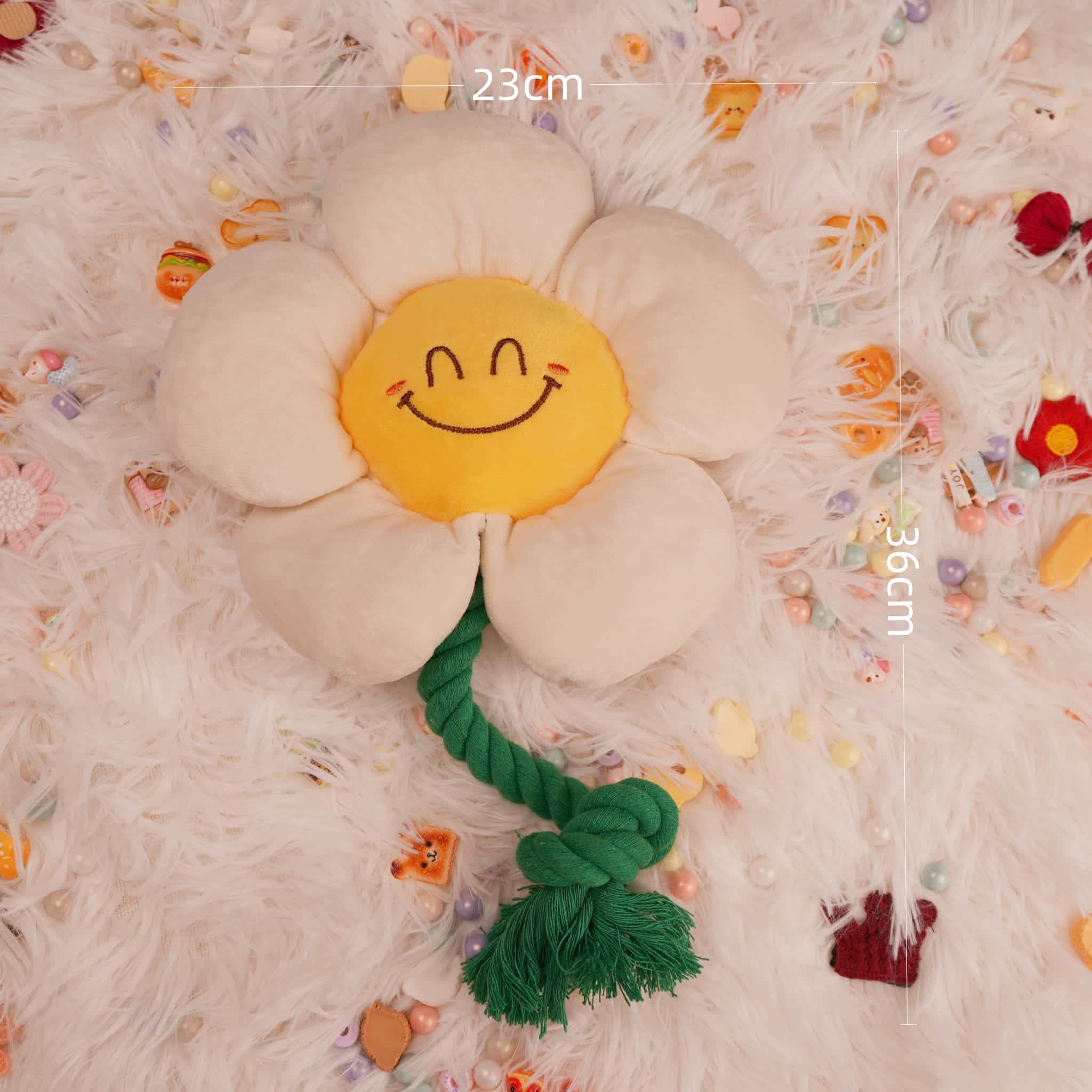 PAWZLE White Smiling Flower
